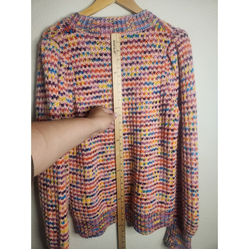 Dear John American Classic Multicolor Confetti Knit Sweater XL DSW3031PSP - Picture 6 of 7